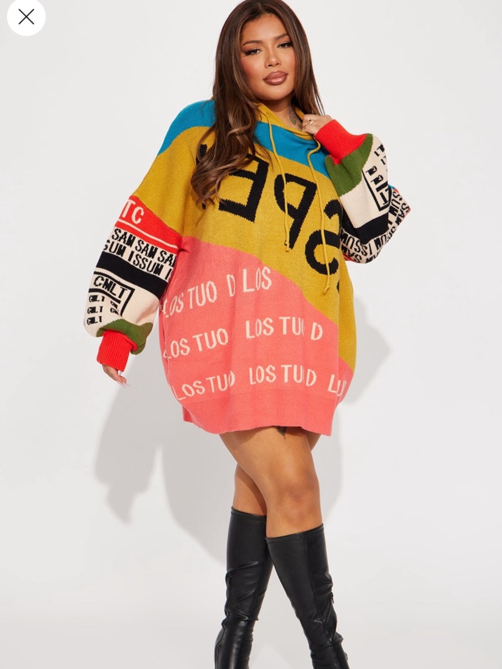 NWT Moto Sweater Dress